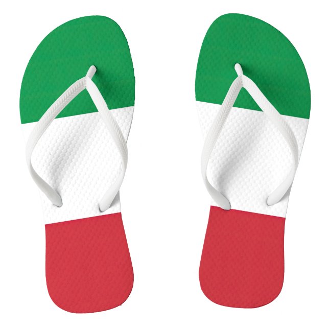 Tongs Drapeau Italie Tricolore (Semelle)