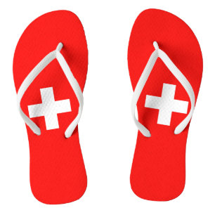 Tongs Drapeau Suisse
