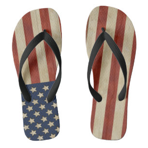 Tongs Drapeau vintage américain