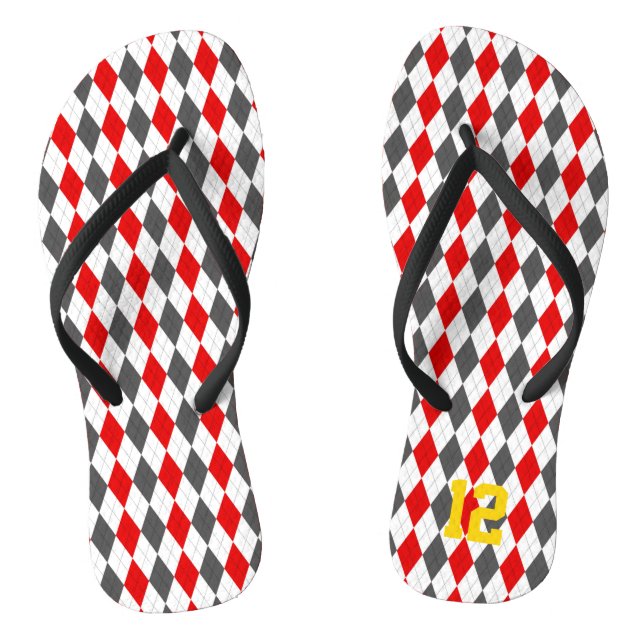 Tongs École Jacquard Esprit Sports Joueur NUMBER Amusant (Semelle)