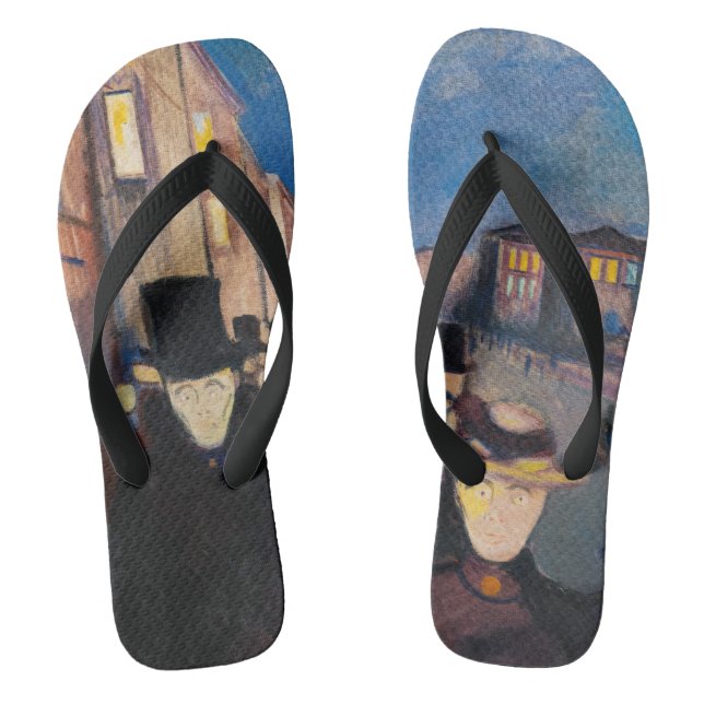 Tongs Edvard Munch - Soirée sur Karl Johan Street (Semelle)