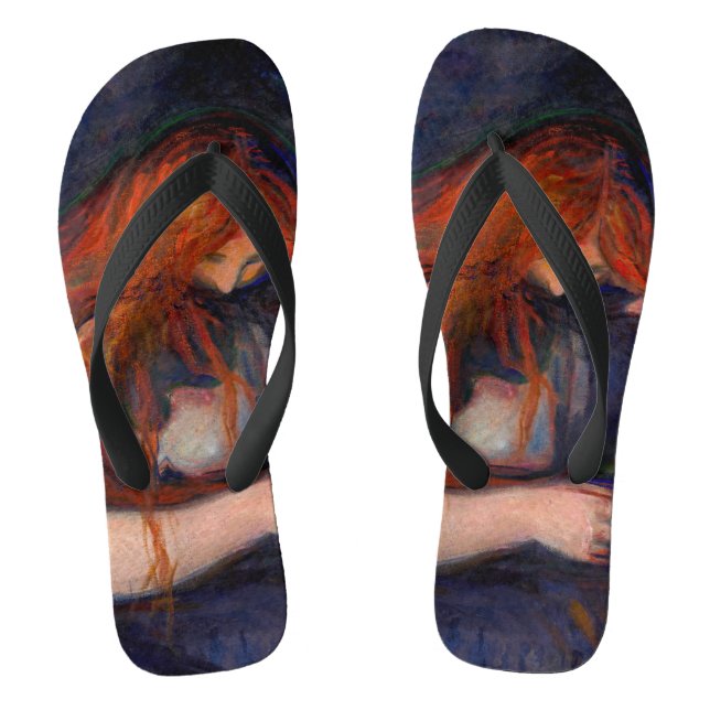 Tongs Edvard Munch - Vampire / Amour et douleur (Semelle)