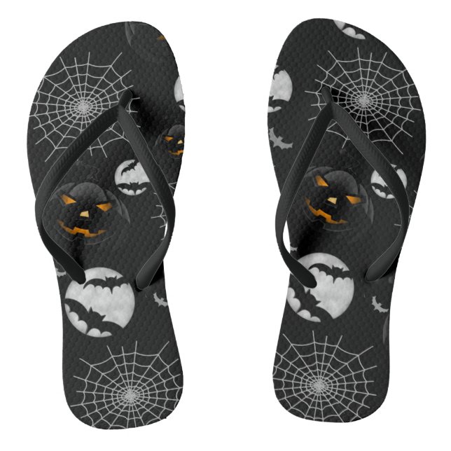 Tongs Éffrayant Dark Halloween Motif (Semelle)
