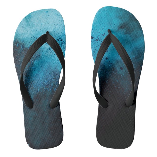 tongs élégants bleu et foncé hommes (Semelle)
