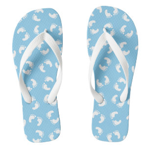 Tongs Empreintes de bébé, Pieds de bébé, Traces de pas,