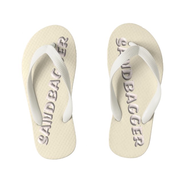 Tongs en bambou à crème de sable (Semelle)