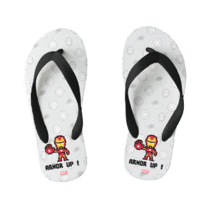Tongs Enfants 8Bit Iron Man - Armor Up!