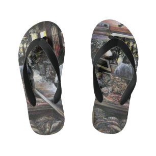 Tongs Enfants Aquatique, mais embrassée par le vent du désert, J