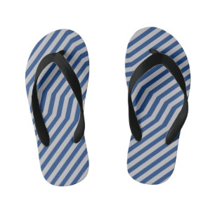 Tongs Enfants Bandes diagonales symétriques arrière - plan 6
