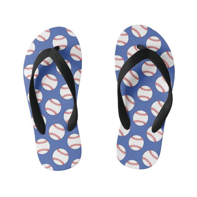 Tongs Enfants Beaux motifs de baseball (Semelle)