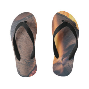 Tongs Enfants Bois au feu