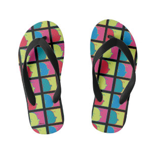 Tongs Enfants cacahuètes Pop Art Charlie Brown