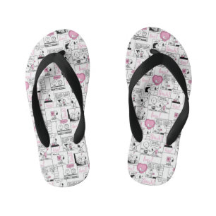 Tongs Enfants cacahuètes   Valentine Heart Love Motif