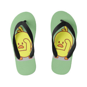 Tongs Enfants Cadeau Amoureux des animaux en caoutchouc de canar