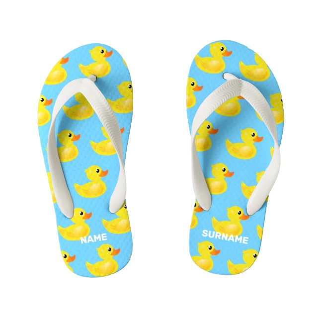 Tongs Enfants Canards en caoutchouc de Kawaii (Semelle)