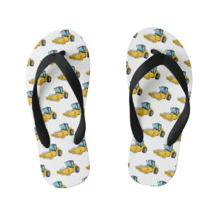 Tongs Enfants Caricature à rouleaux de route