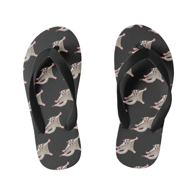 Tongs Enfants Caricature de planeur de sucre joyeux (Semelle)