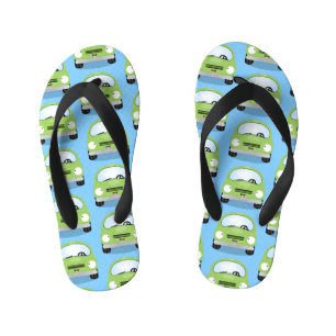 Tongs Enfants Caricature de voitures Cute kawaii