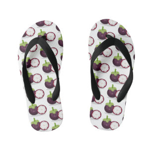 Tongs Enfants Caricature mignonne mauve mangouste
