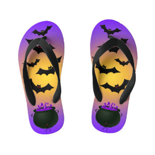 Tongs Enfants Chaudron et battes pourpres