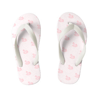 Tongs Enfants Cheval à bascule rose mignon pour fille