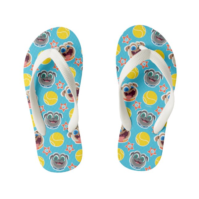 Tongs Enfants Chien Chien Pal | Motif de balle (Semelle)