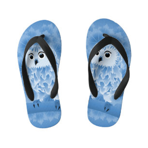 Tongs Enfants Chouette bleue
