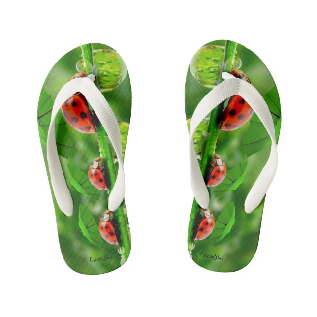 Tongs Enfants coccinelle (Semelle)