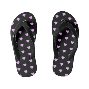 Tongs Enfants Coeurs roses