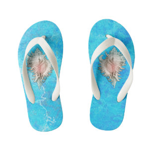Tongs Enfants Conch Shell "Beach Life"