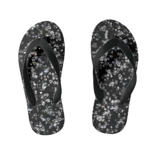 Tongs Enfants Confetti de Parties scintillant de Bokeh en verre 