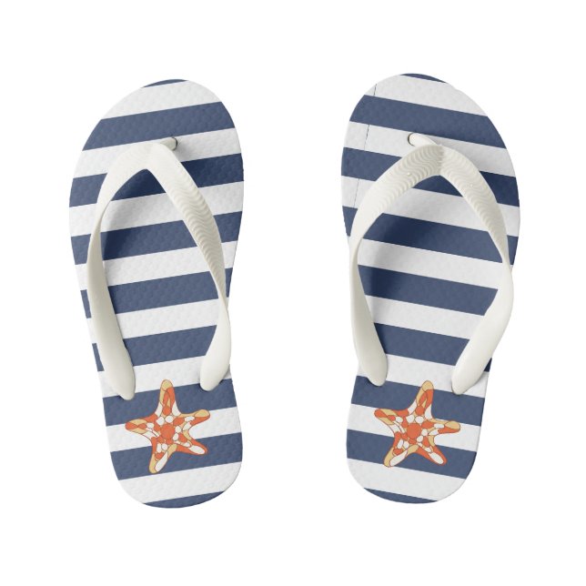 Tongs Enfants Coral Starfish ⎢ Enfants Flip Flops (Semelle)