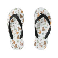 Cute Woodland Animaux Végétation Forêt Fable