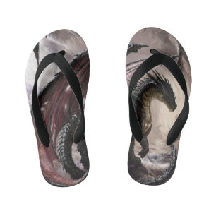 Tongs Enfants Dragon Dans La Grotte