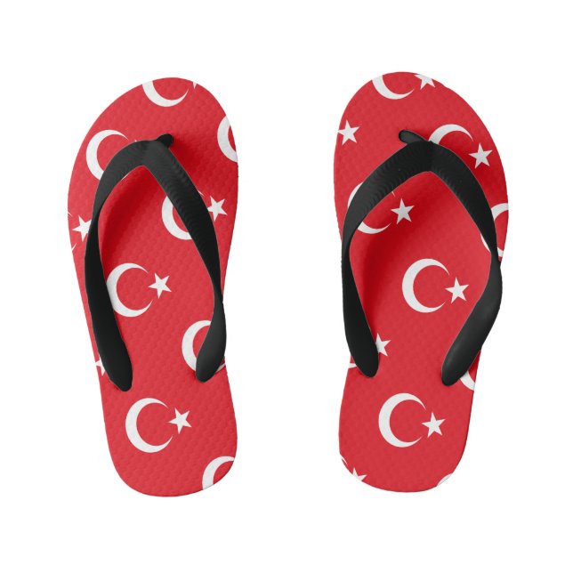 Tongs Enfants Drapeau de Turquie (Semelle)