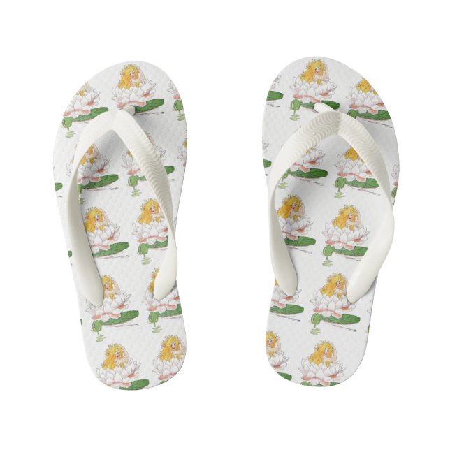 Tongs Enfants Eau Lilly Fleur mignonne Enfant Floral Fille Amusa (Semelle)