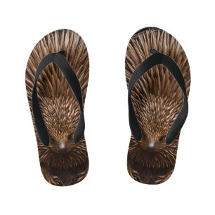 Tongs Enfants Echidna Australienne En Bois Câblé,