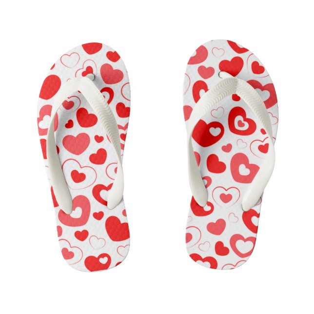 Tongs Enfants Enfants Amour Coeurs Flip Flops (Semelle)