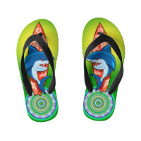 Enfants Flip Flops surf requin hippy boho2