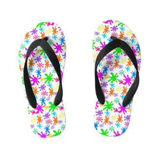 Tongs Enfants Enfants Peinture personnalisée Flèches