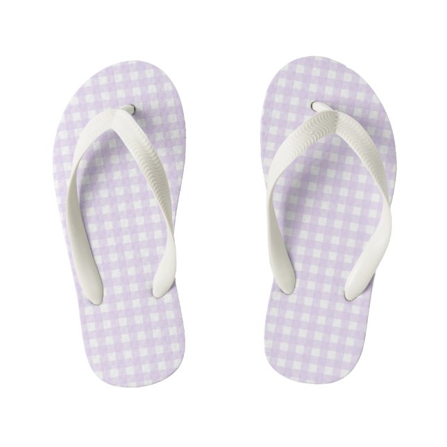 Tongs Enfants F & L En vichy rose (Semelle)