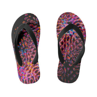 Tongs Enfants "Feu éthérée : Un tableau lumineux captivant