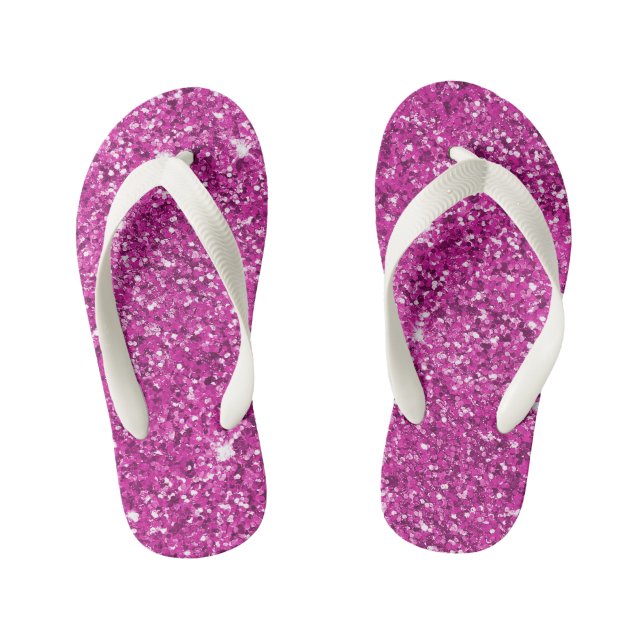 Tongs Enfants Fille Parties scintillant rose Ombre Sparkle (Semelle)