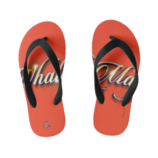 Tongs Enfants Flip Flops Baleine Magic Orange