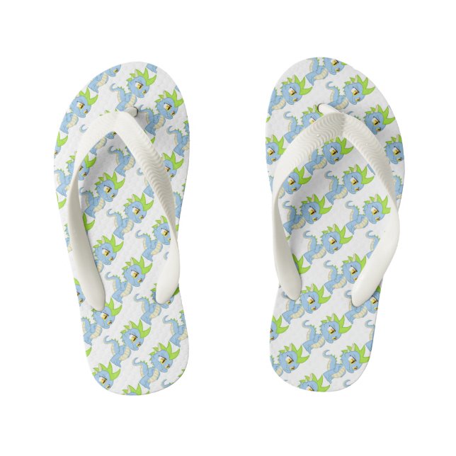 Tongs Enfants Flip Flops, Enfants/Dragons mignons (Semelle)