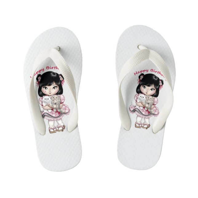 Tongs Enfants Flip Flops pour filles (Semelle)