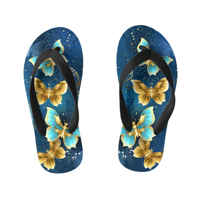 Tongs Enfants Golden butterflies (Semelle)
