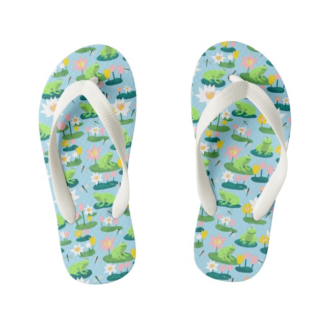Tongs Enfants Grenouilles et coussinets de Lily mignonnes person (Semelle)