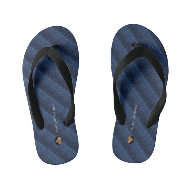 Tongs Enfants HAMbyWhiteGlove Logo Indigo - Flip-Flops (Semelle)