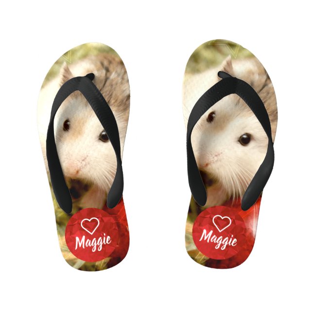 Tongs Enfants HammyVille - Cute Hamster (Semelle)